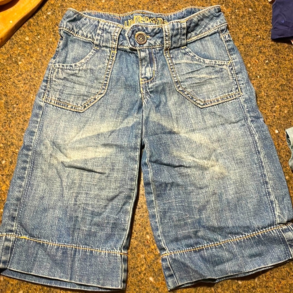 Girls mid leg shorts